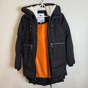 Orolay Women's Down Puffer Coat Warm Winter Parka Jacket with Faux‎ Fur Hood 2XS